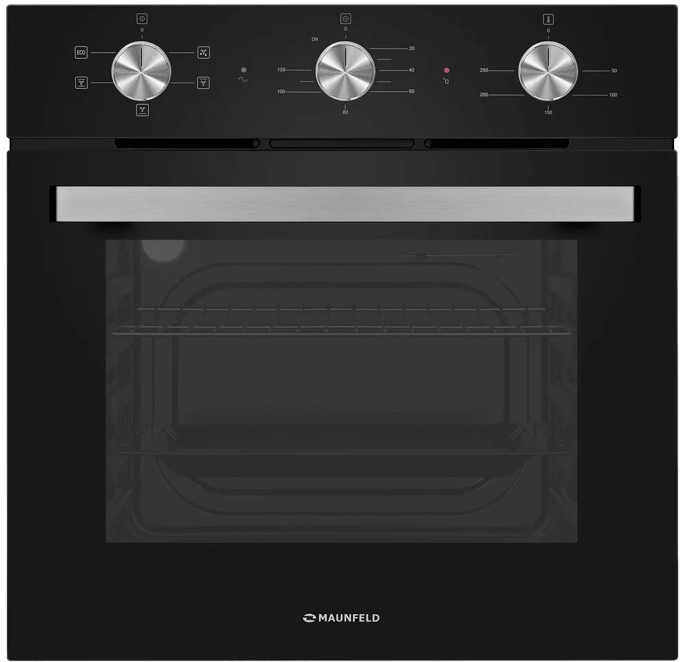 Изображение Духовой шкаф MAUNFELD AEOC6050BM (60 л , чёрный, нержавеющая сталь)