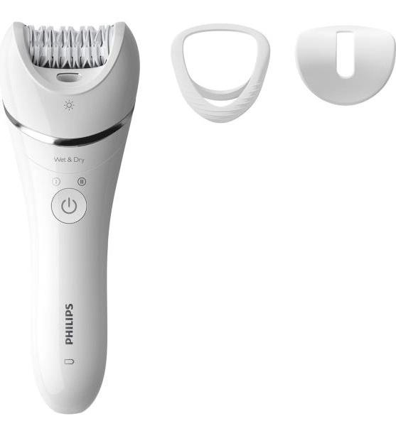 Изображение Эпилятор Philips BRE700/01 белый, серебристый (от сети, от аккумулятора)
