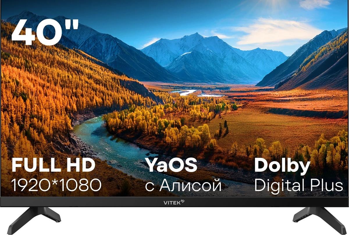 Изображение Телевизор VITEK VT-40FBS300 40" 1080p Full HD Smart TV черный