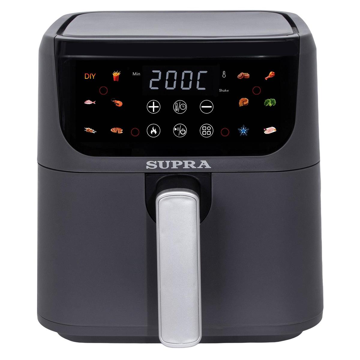 Изображение Аэрогриль Supra GS-7630 4.5л 1500Вт серый (1500 Вт /4,5 л )