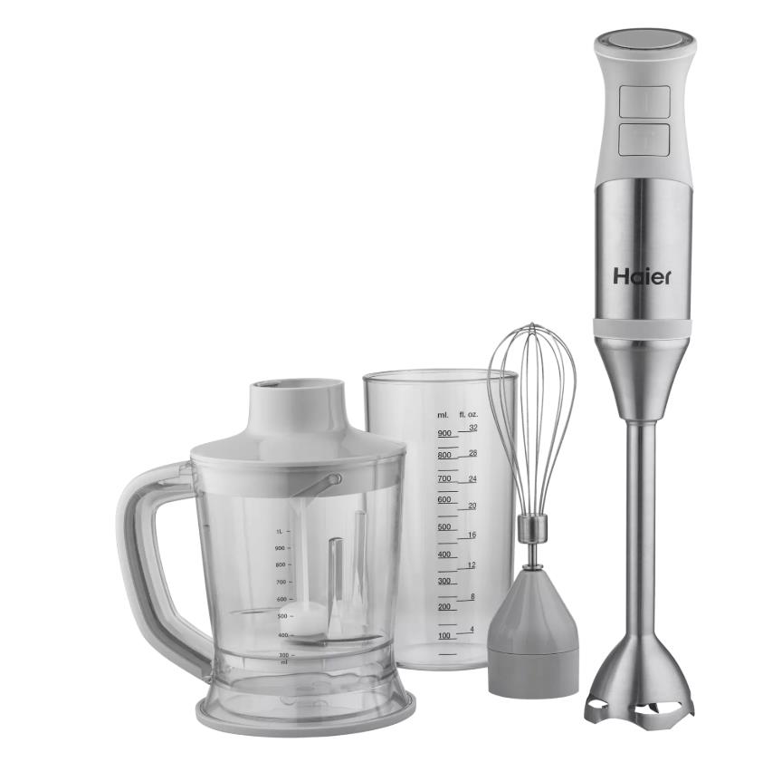Изображение Блендер Haier HB-501 (погружной/1200 Вт/серебристый)
