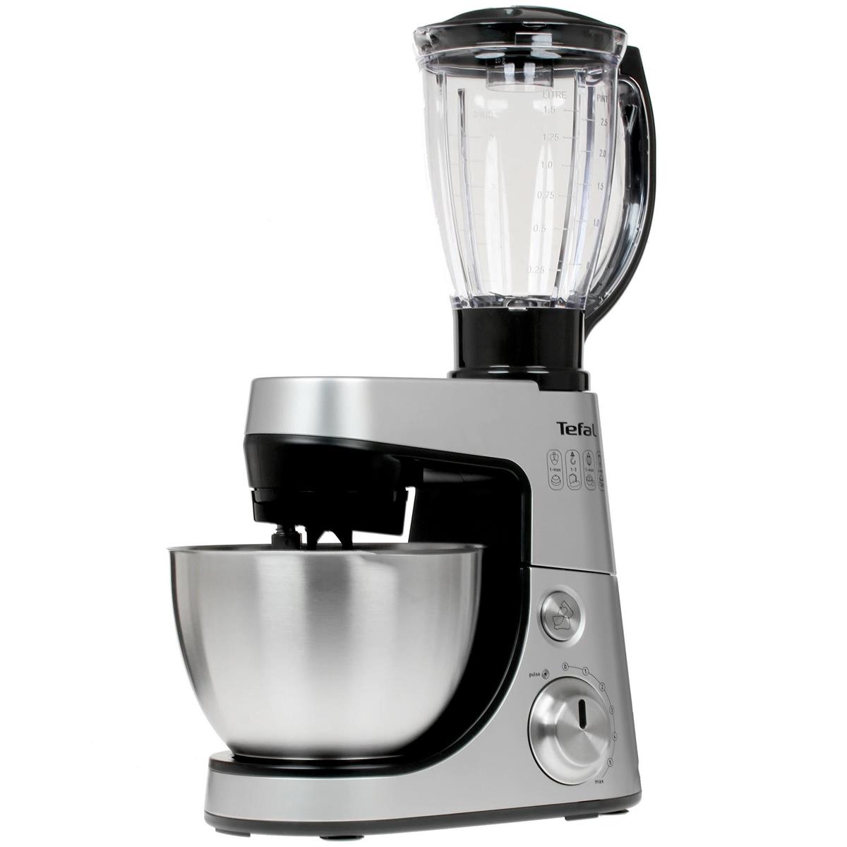 Изображение Кухонный комбайн Tefal QB408D38 (4 л /900 Вт /черный, серебристый)