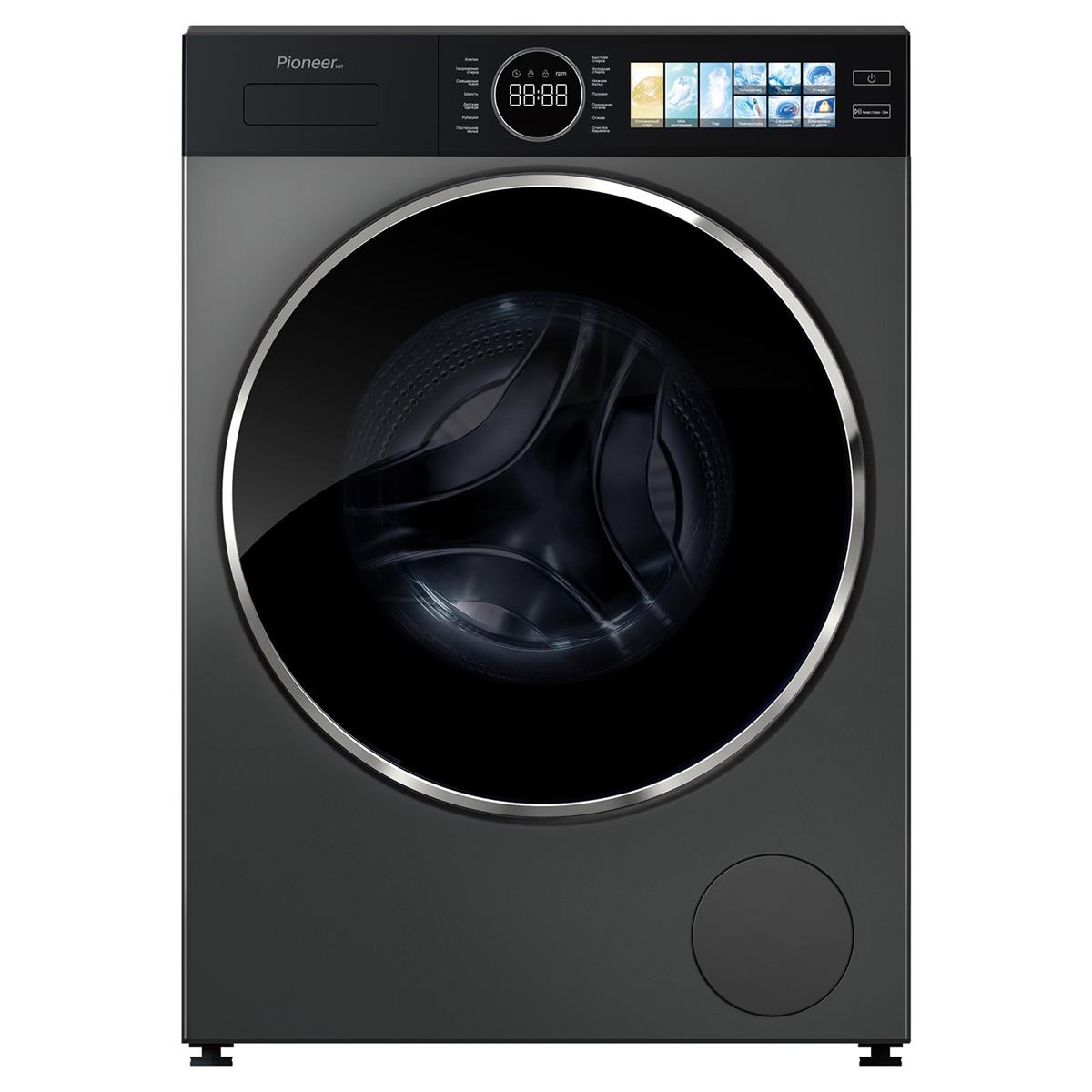 Изображение Стиральная машина Pioneer WM-240011DG, серый (фронтальная, 10 кг, 1400 об/мин )