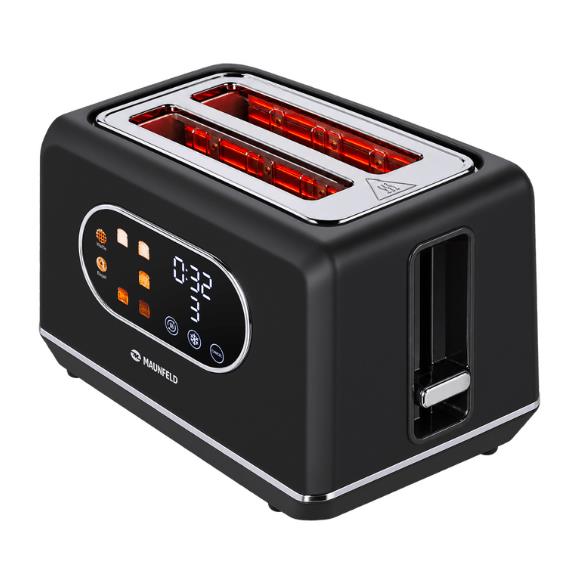 Изображение Тостер MAUNFELD MFT-7001BK (930 Вт  черный)